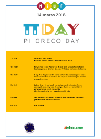 PI GRECO DAY - 14 marzo 2018